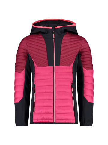 Campagnolo HYBRID JACKET FIX HOOD in Pink