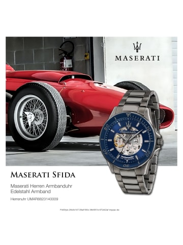 Maserati Automatik-Armbanduhr Maserati Sfida grau groß (ca. 44mm)
