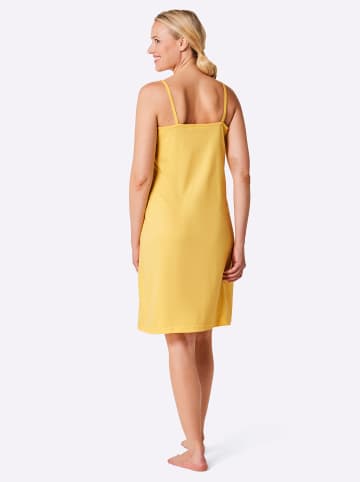 WITT WEIDEN Nachthemden in hellgrau-bedruckt + gelb-bedruckt