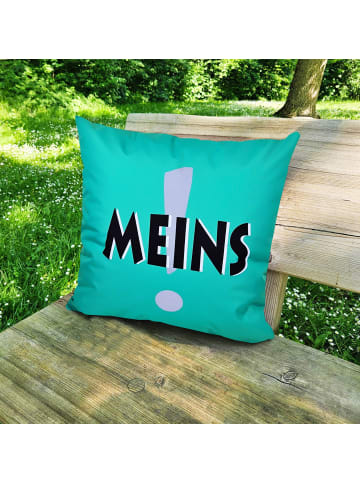 JACK Outdoor Dekokissen Motiv 50x50cm Meins in Türkis