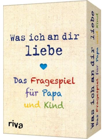 riva Was ich an dir liebe - Das Fragespiel für Papa und Kind | Liebevolle Fragen...