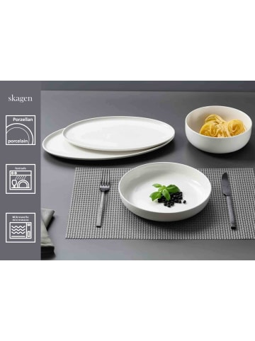 Ritzenhoff & Breker 2er Set Servierplatten Skagen 35,5 x 20 cm in weiß