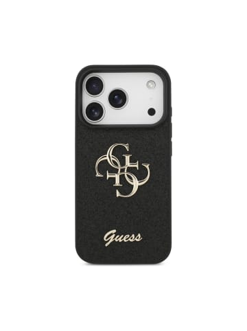Guess Guess Fixed Glitter Big 4G kompatibel mit iPhone 18 Pro Max in Schwarz