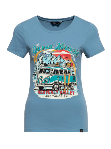 Queen Kerosin Queen Kerosin T-Shirt Heavenly Valley in blau