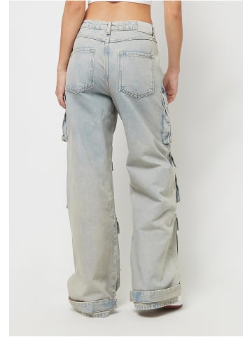 PEGADOR PEGADOR Celina High Waist Cargo Jeans in blue