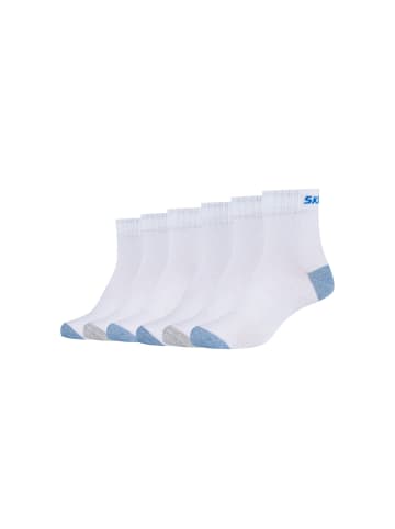 Skechers Socken 6er Pack mesh ventilation in Weiß