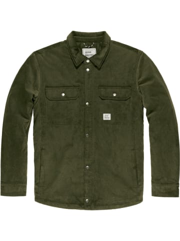 Vintage Industries Jacke "Steven Padded Shirt Jacket" in Grün