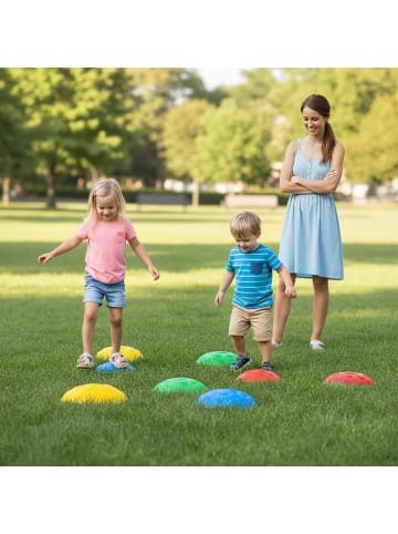 COSTWAY Balanciersteine für Kinder 8 tlg. in Bunt