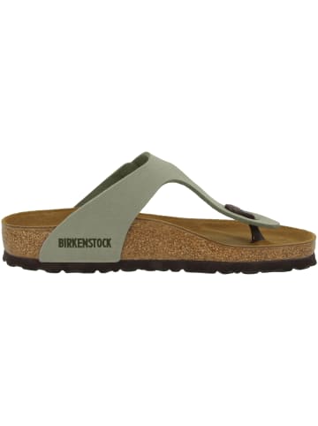 Birkenstock Zehensandale Gizeh Birko-Flor Nubuk normal in grau