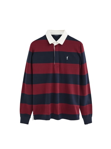 Polo Club Poloshirt MAN RIGBY GO POLO ALEXANDER LONG SLEEVE REGULAR FIT in Granat