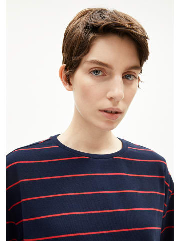 armedangels Marynaa Langarmshirt in marine rot