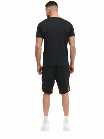Lonsdale T-Shirt "Bewick" in Schwarz