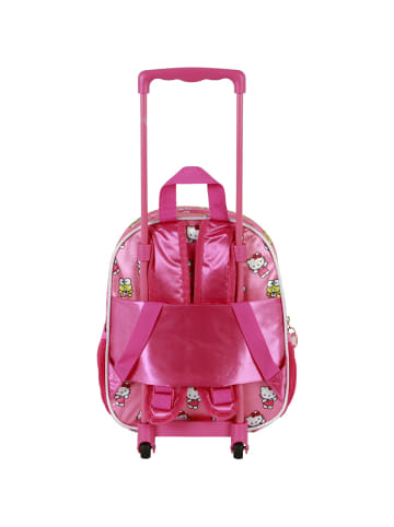 Hello Kitty Rucksack Sanrio Funny-Small 3D with Wheels in pink
