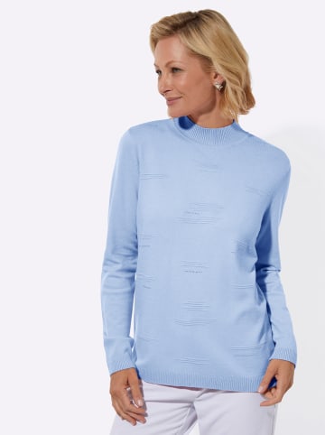 WITT WEIDEN Stehkragenpullover in eisblau