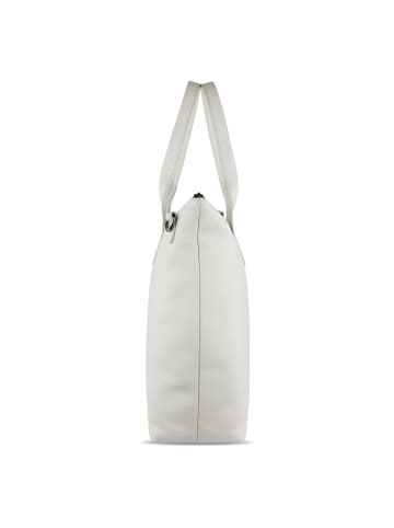Bugatti Elsa Shopper Tasche Leder 46 cm weiß