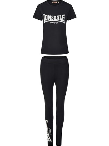 Lonsdale Shirt "Juniper" in Schwarz
