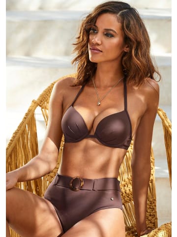 S. Oliver Push-Up-Bikini-Top in braun