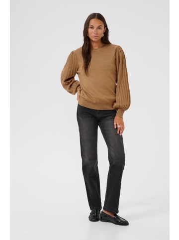 Kaffe Strickpullover KAlone Regular fit in Toasted Coconut Melange