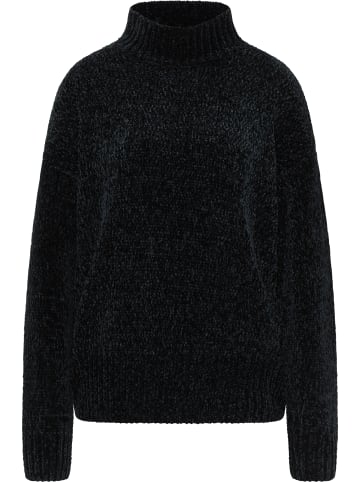 IZIA Damen Strickpullover in Schwarz