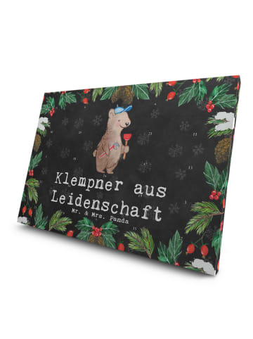 Mr. & Mrs. Panda Advents-Teekalender Klempner Leidenschaft mit S... in Kreidetafel