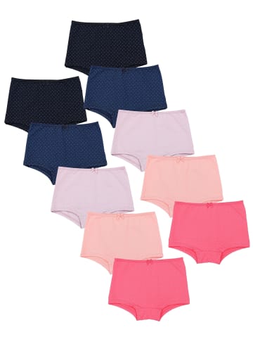 Mädchen Slips mit Aufdruck 10er Pack in lila