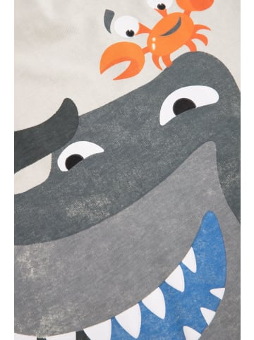 Coccodrillo T-Shirt mit kurzen Ärmeln in grau