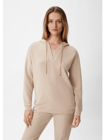 comma Sweatshirt langarm in Beige