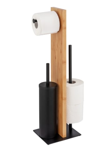 Wenko Stand WC-Garnitur Mod. Lesina Bambus, Stand WC-Garnitur Lesina Bambus in Natur