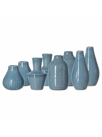 Ritzenhoff & Breker 8er Set Vasen Granna 14,5 cm in blau