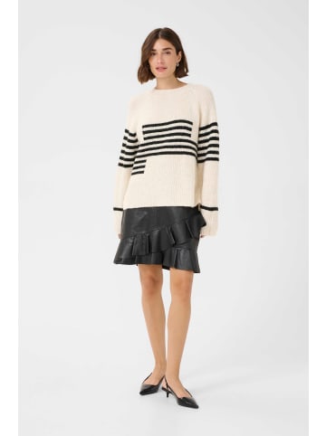 CULTURE Strickpullover CUnicky Relaxed fit in Whitecap/Black