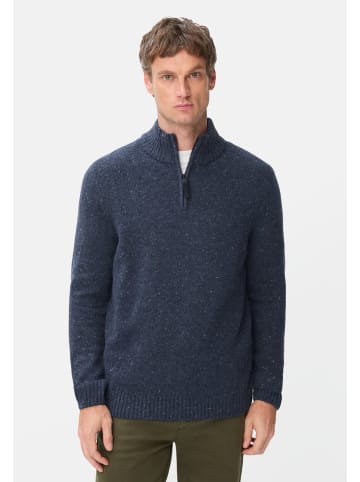 Camel Active Strickpullover mit Stehkragen in Dunkelblau