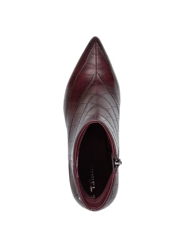 Tamaris Stiefelette in MERLOT CROCO
