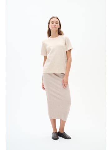 InWear T-shirt VincentIW Gerade Passform in Vanilla Melange