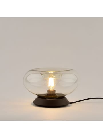 s.LUCE Tischleuchte Cruet E27 Up & Low Glas mit Schalter in Klar