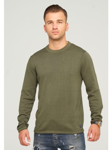 Jack & Jones Strickpullover - JORLIAM KNIT CREW NECK in Dusty Olive