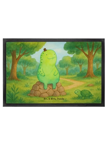 Mr. & Mrs. Panda fußmatte Schildkröte Pause Design ohne Spruch in Weiß