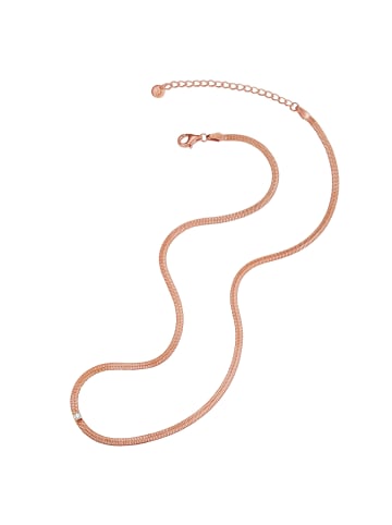Glanzstücke München Halskette aus Sterling Silber mit Zirkonia in roségold