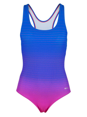 BECO the world of aquasports Badeanzug Maxpower – Gradient Dots in blau-pink