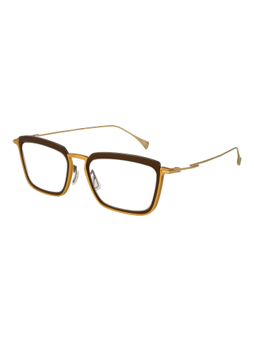 Yohji Yamamoto Damen Optische Fassungen Rechteck Gold