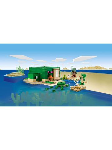 LEGO Minecraft Das Schildkrötenstrandhaus 21254 - ab 3 Jahren in multicolored