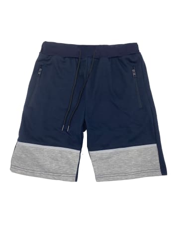 Forbest Kurze Basic Sport Sweat Shorts in Navy