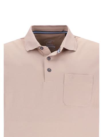 hajo Poloshirt Pique in Taupe