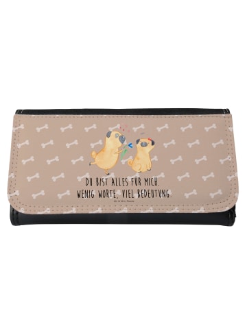 Mr. & Mrs. Panda Wallet Mops Verliebt mit Spruch in Hundeglück