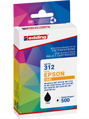 edding Tintenpatrone ersetzt Epson T1631 schwarz