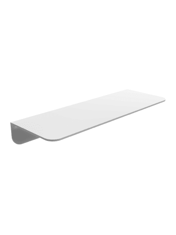 Schütte Duschablage in Weiß, Duschregal ohne Bohren - (L) 12 x (B) 35 x (H) 5 cm