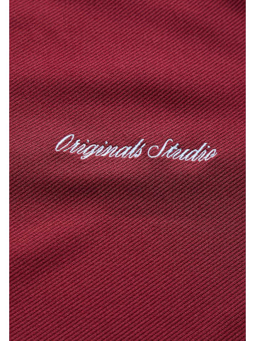 JACK & JONES Junior Sweatjacke 'Cotedazur' in rot