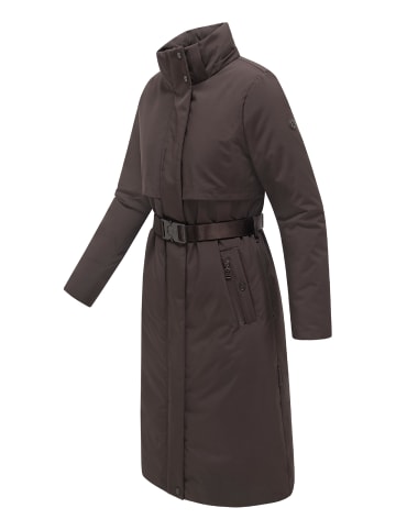 Navahoo Wintermantel Waldbummler 14 in Choco