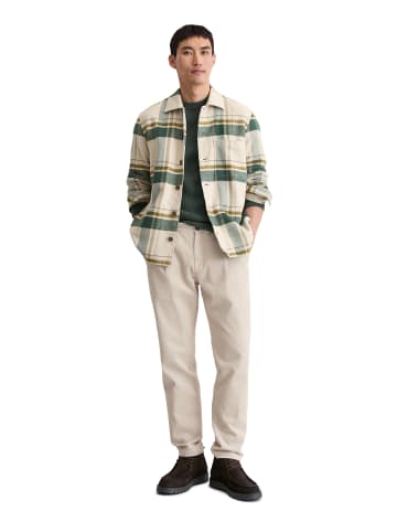 Marc O'Polo Overshirt in multi/ grey silk