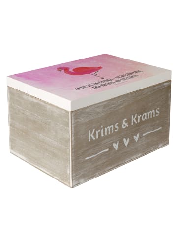 Mr. & Mrs. Panda Schatulle Flamingo Classic mit Spruch in Aquarell Pink