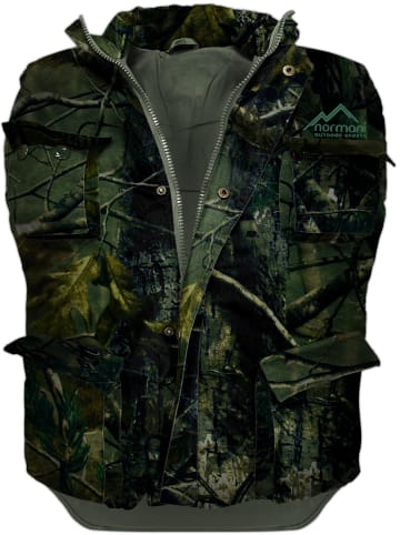 Normani Outdoor Sports Herren US ARMY Steppweste Opasquia in Hunting Camo